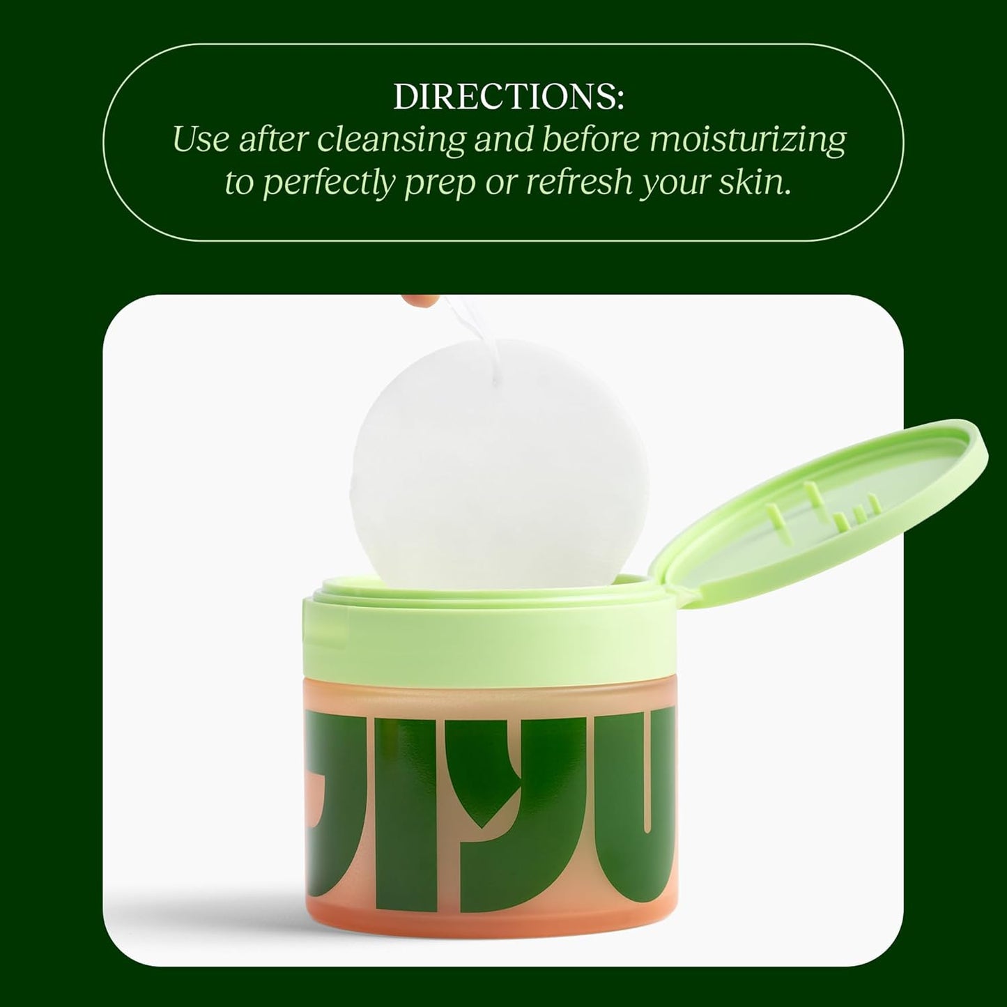JiYu™ Radiance Toner Pads — Korean Anti-Aging, Hydrating & Brightening Skincare for All Skin Types